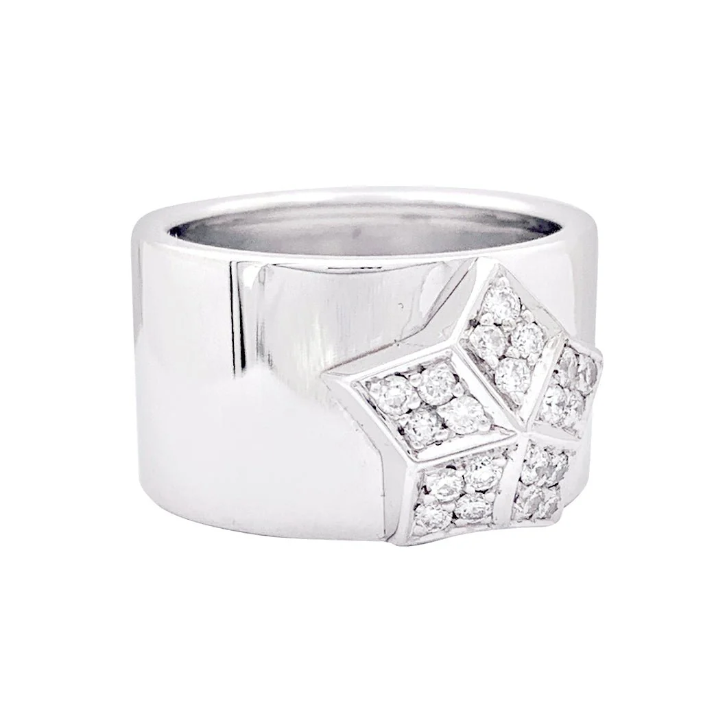 Bague FRED "Lucifer" en or blanc et diamant - Image 3