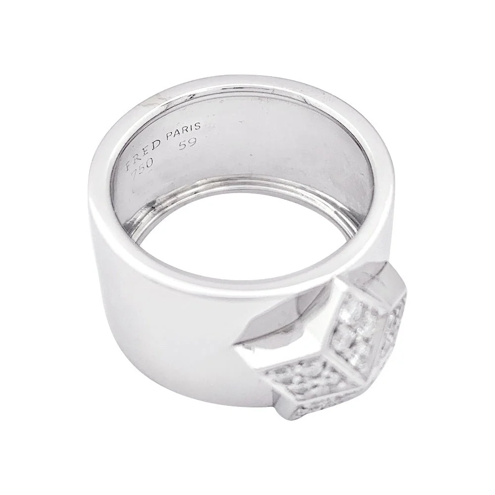 Bague FRED "Lucifer" en or blanc et diamant - Image 4