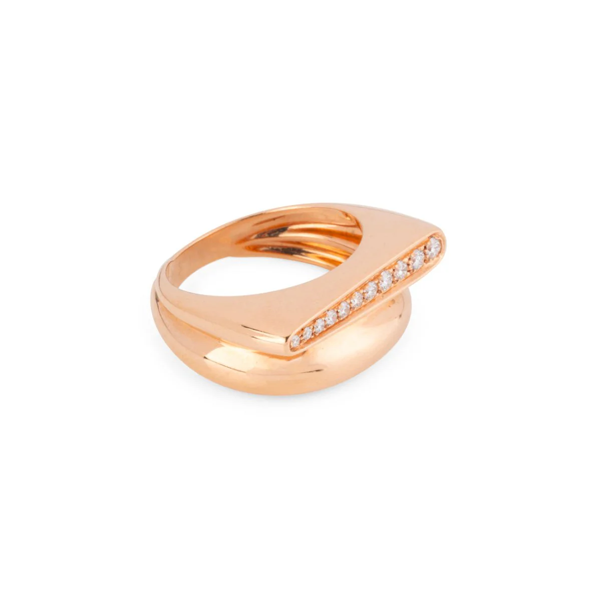 Bague FRED "Success" en or rose et diamants - Image 4