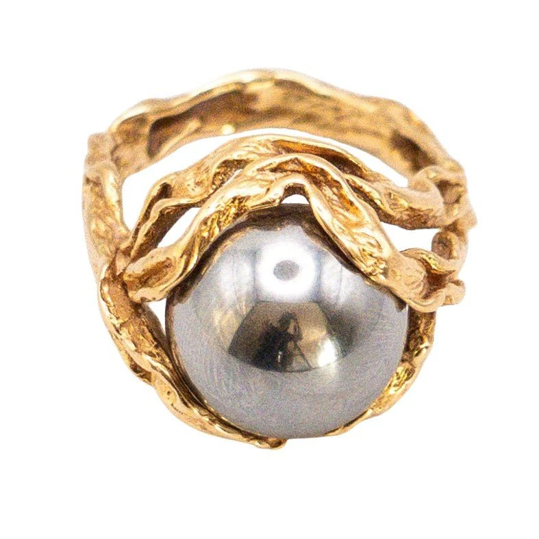 Bague GILBERT ALBERT interchangeable en or jaune - Image 4