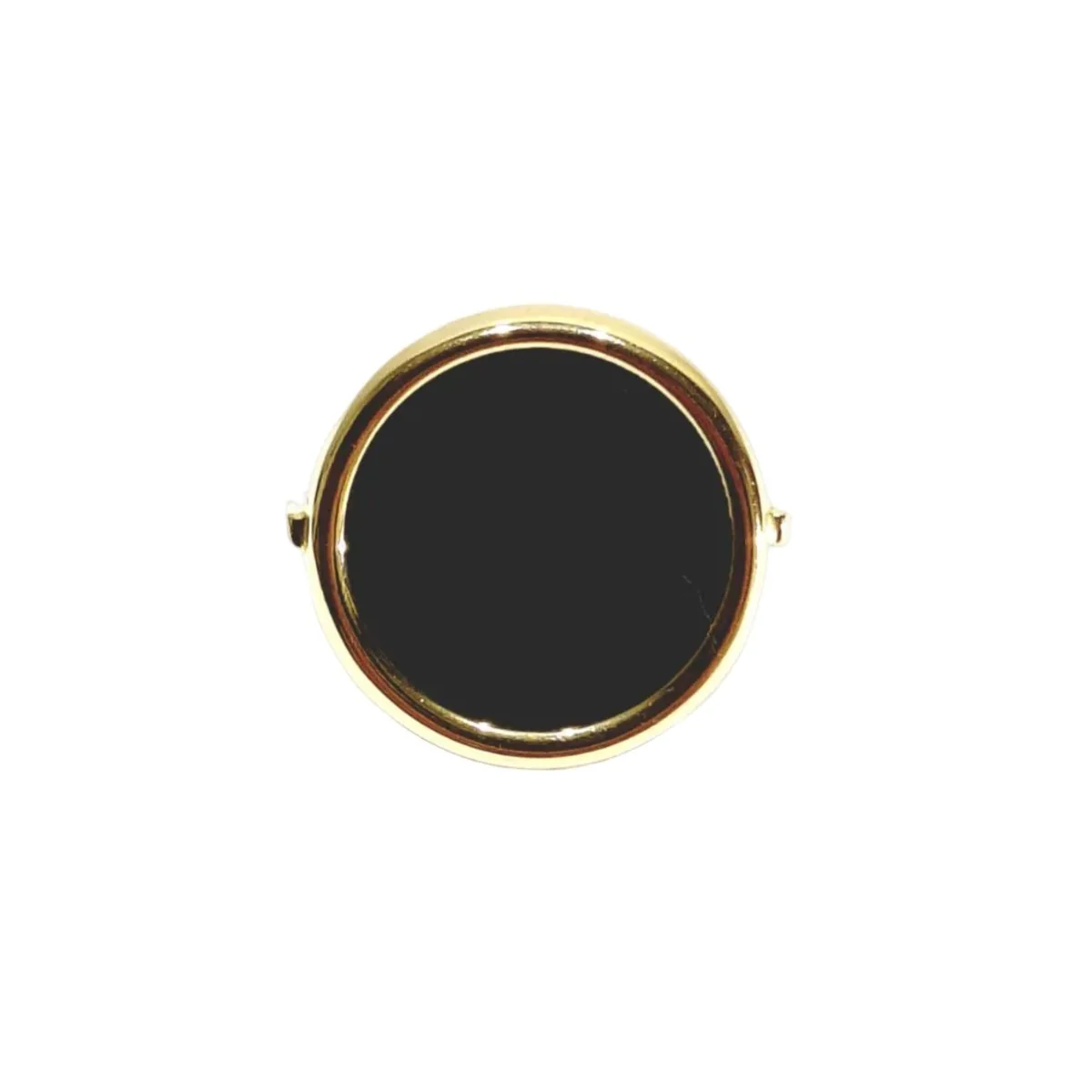 Bague GINETTE NY en or rose et onyx