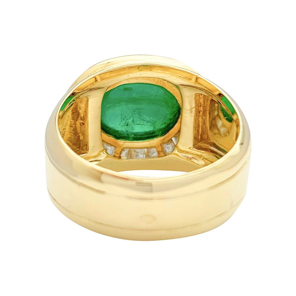 Bague Hammerman Brothers, émeraude, diamants - Image 3