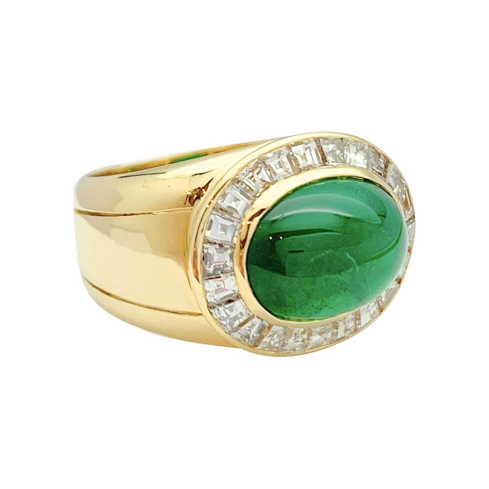 Bague Hammerman Brothers, émeraude, diamants - Image 5