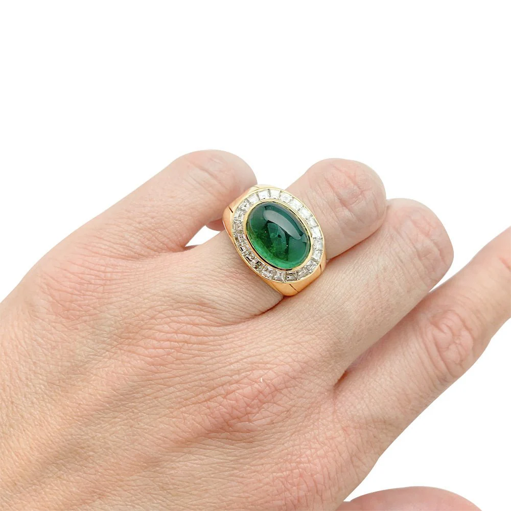 Bague Hammerman Brothers, émeraude, diamants - Image 7