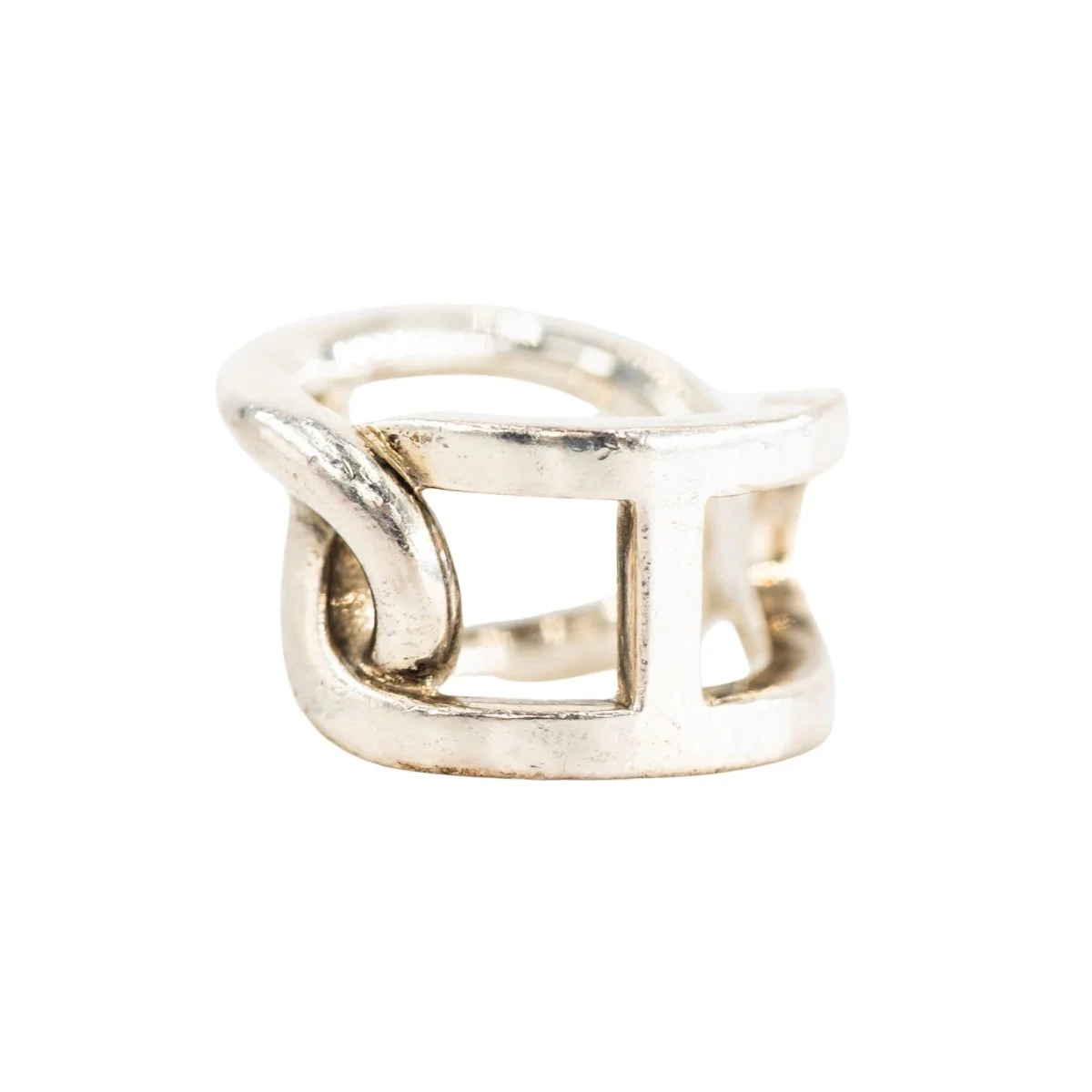 Bague HERMÈS "Cythère" en argent - Image 3