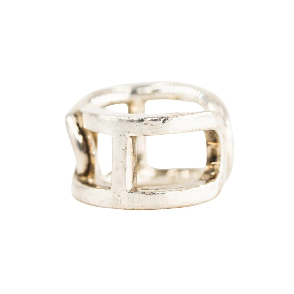 Bague HERMÈS "Cythère" en argent - Image 4