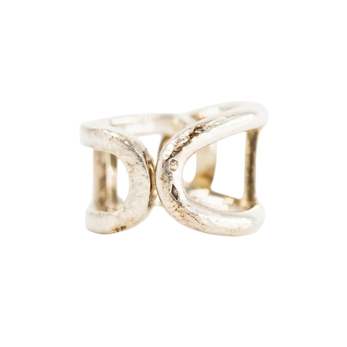 Bague HERMÈS "Cythère" en argent - Image 5