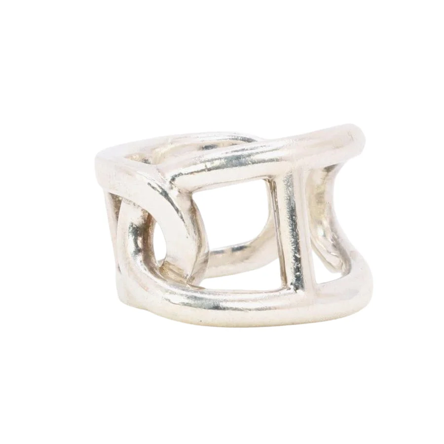 HERMES Bague vintage Cythère en argent - Image 3
