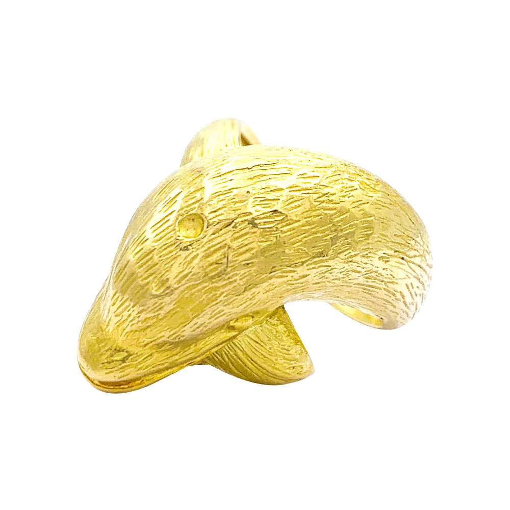 Bague Hermès, "Dauphin", or jaune - Image 5