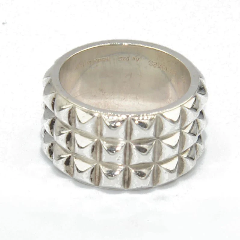 Bague Hermès modèle espionne en argent - Image 3