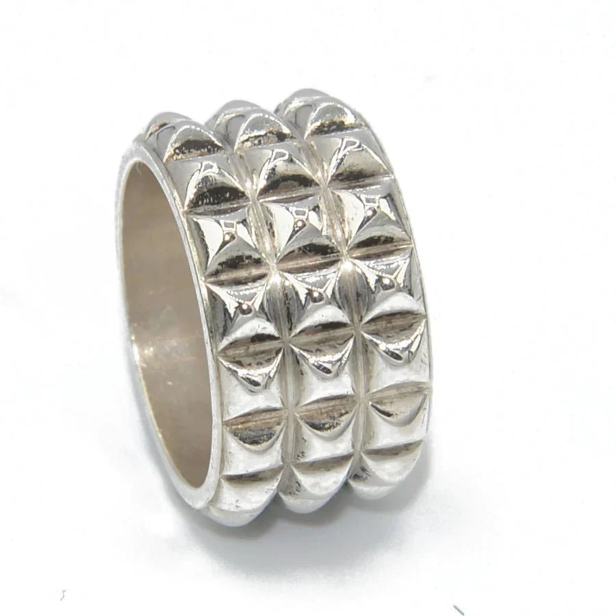 Bague Hermès modèle espionne en argent - Image 6