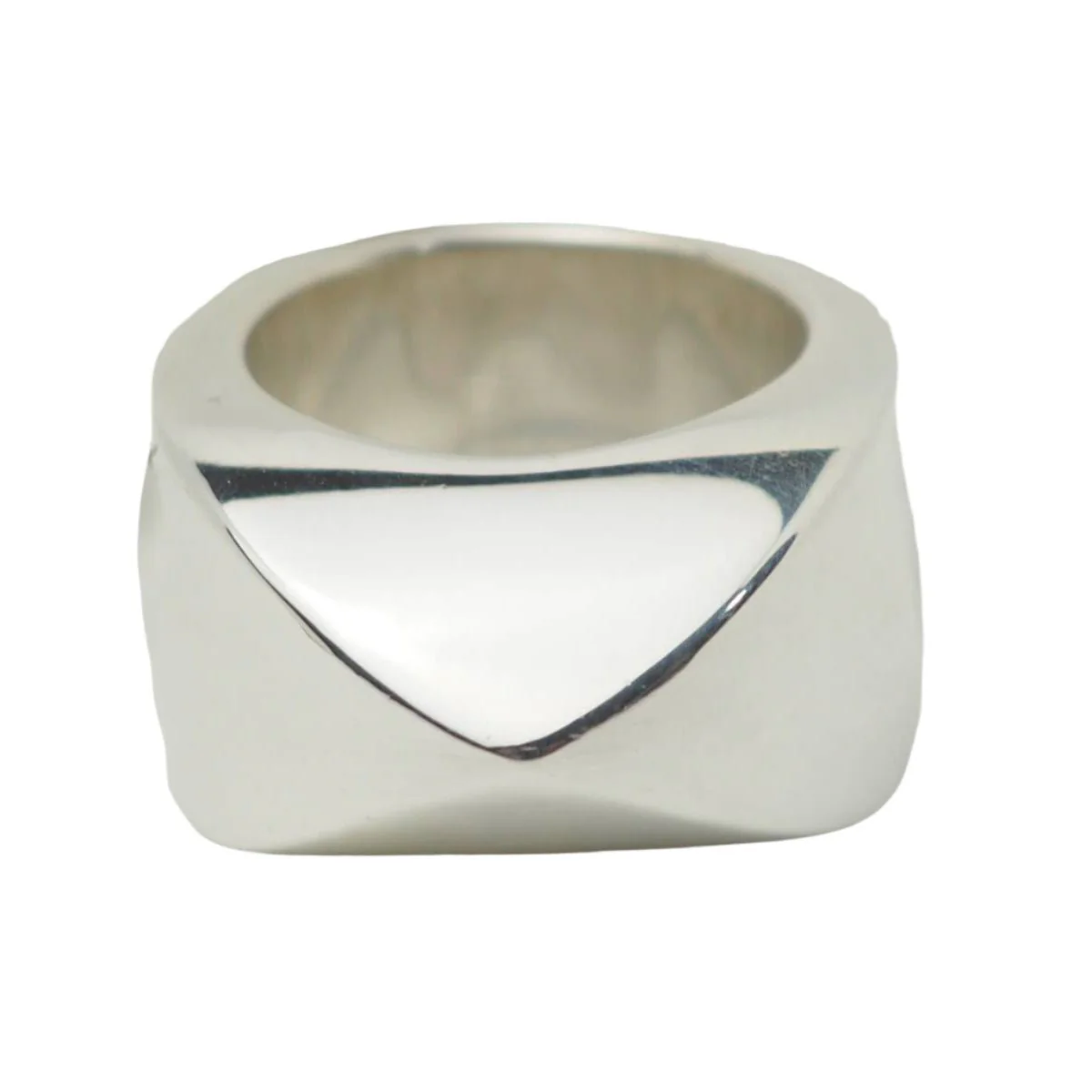 Bague HERMÈS "Palmyre" en argent