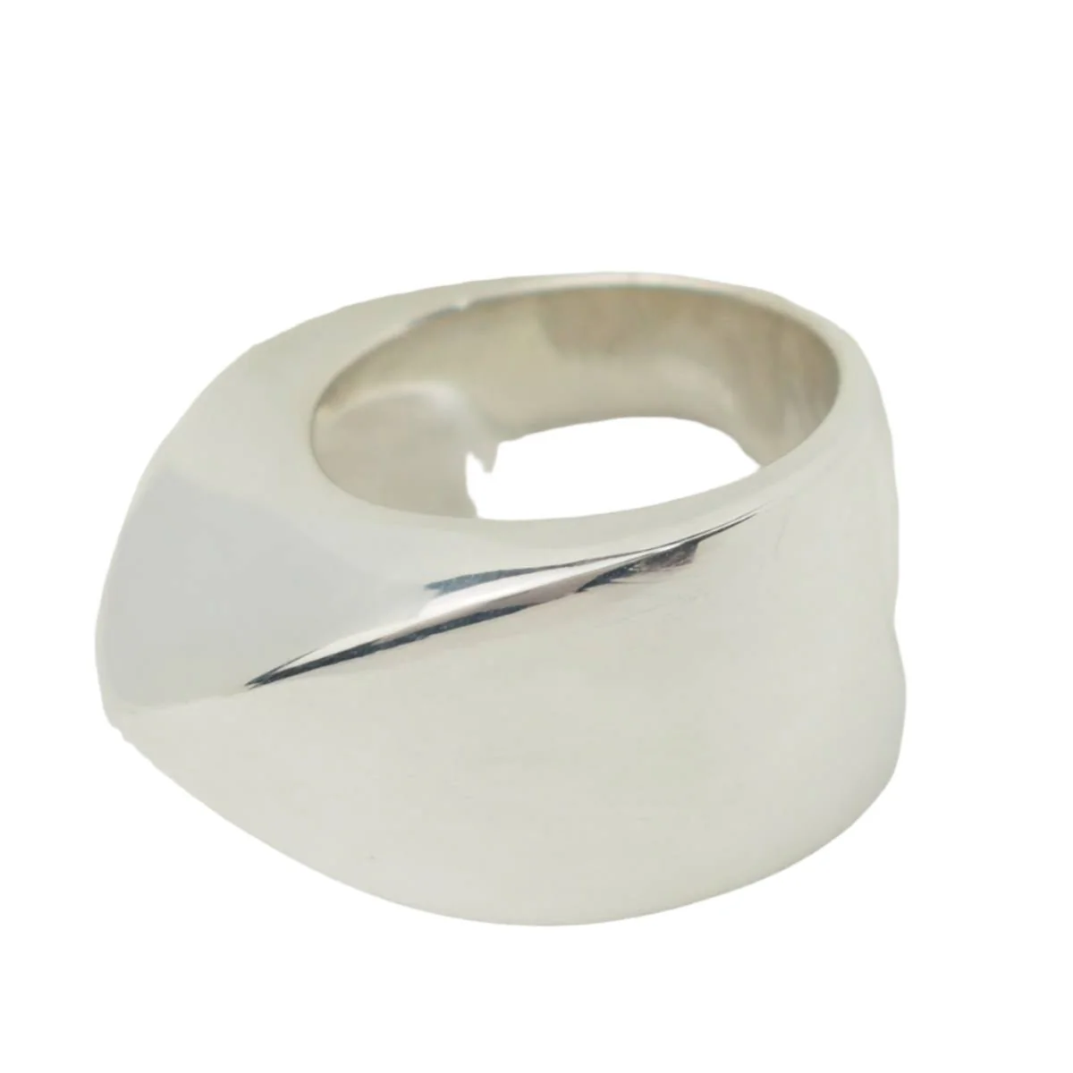 Bague HERMÈS "Palmyre" en argent - Image 4