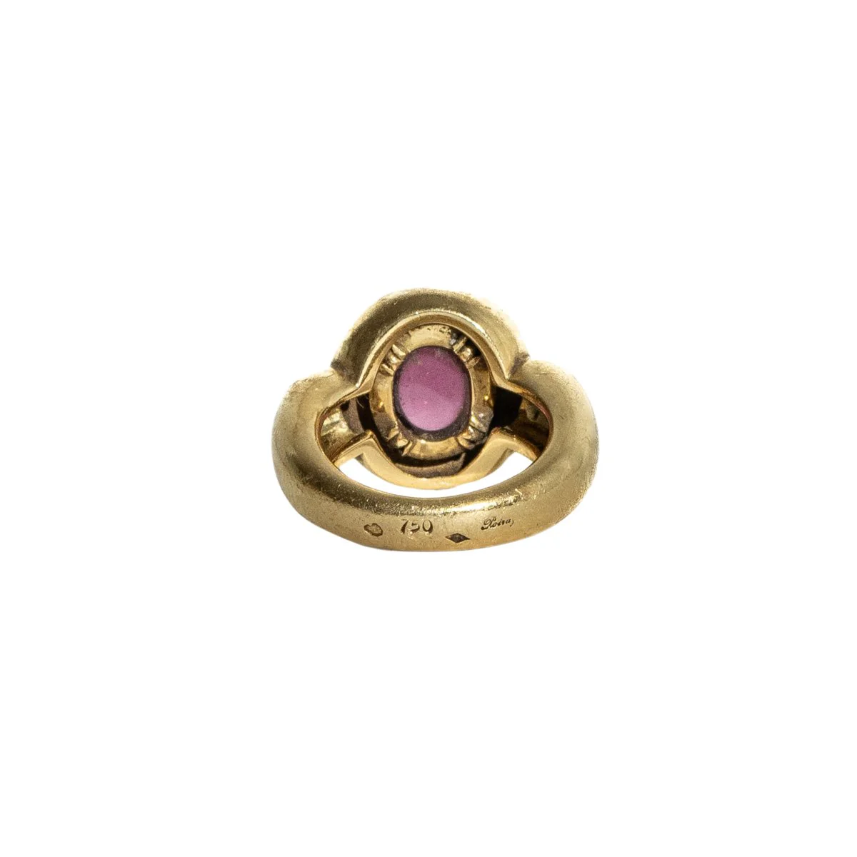 Bague POIRAY "Indrani" en or jaune et rhodolite - Image 7