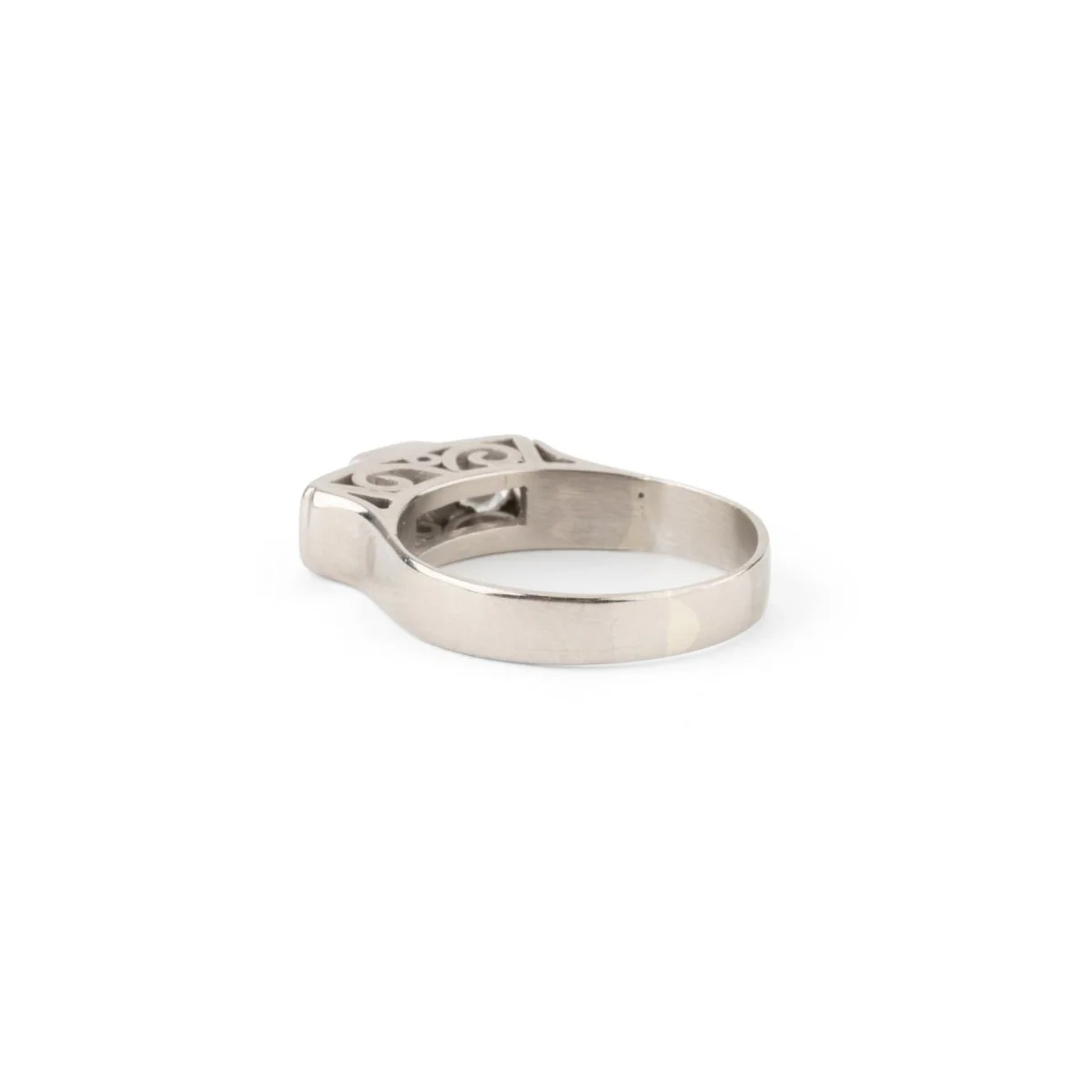 Bague Trilogie en or blanc et diamants - Image 3