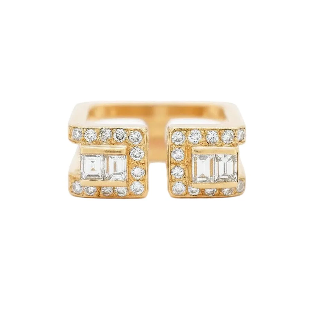 Bague JEAN VENDÔME en or jaune et diamants