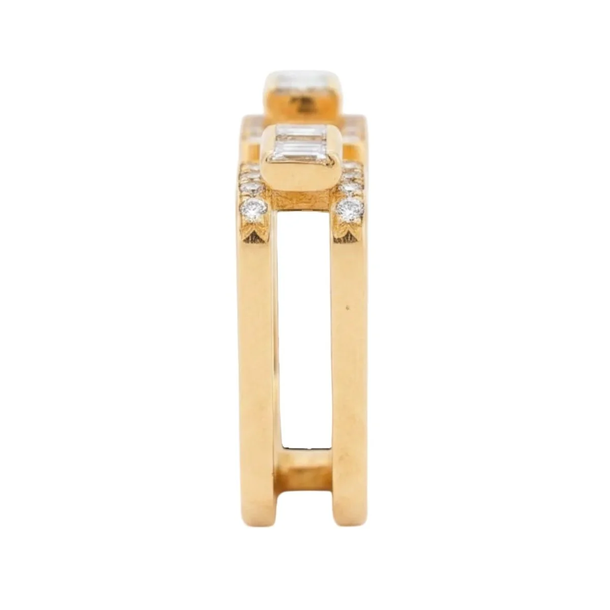 Bague JEAN VENDÔME en or jaune et diamants - Image 4