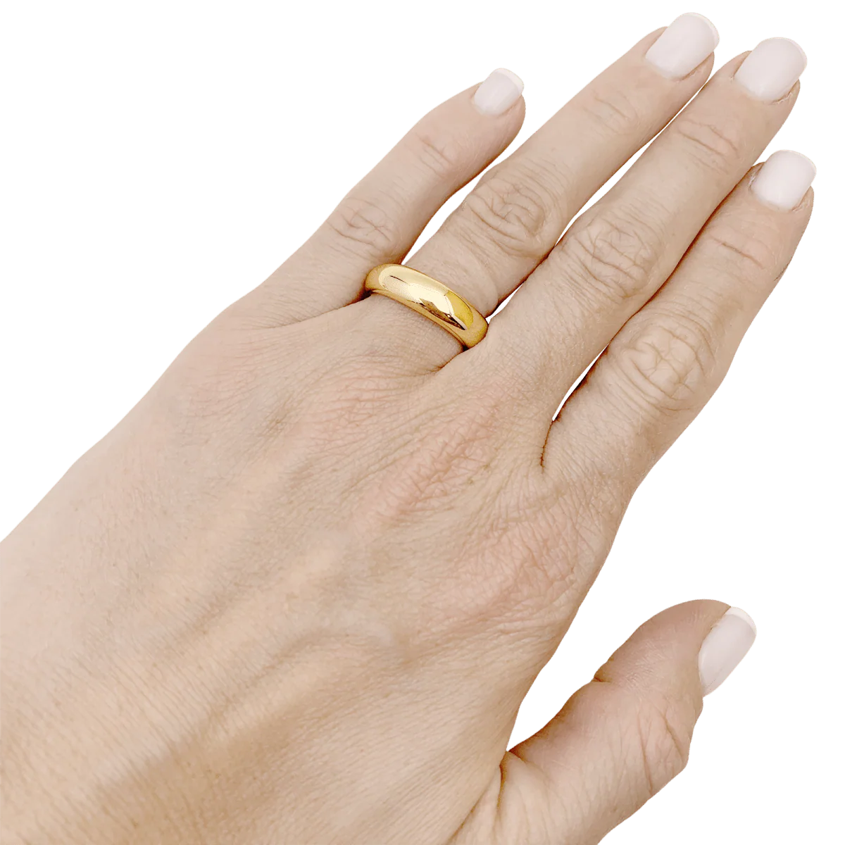 Bague Jonc en or jaune - Image 2