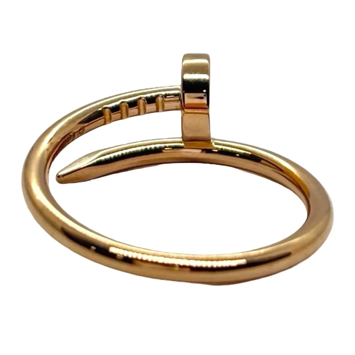 Bague Jonc CARTIER "Clou" en or rose - Image 10