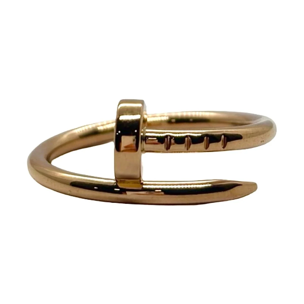 Bague Jonc CARTIER "Clou" en or rose - Image 6