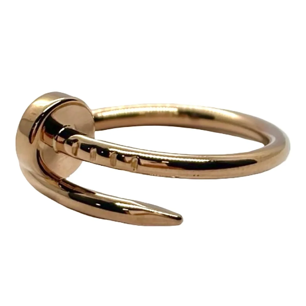 Bague Jonc CARTIER "Clou" en or rose - Image 8