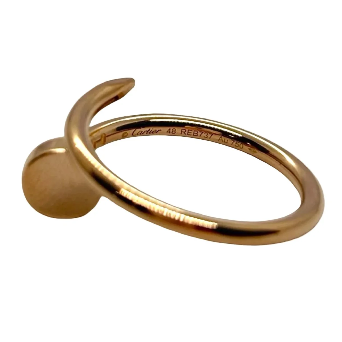 Bague Jonc CARTIER "Clou" en or rose - Image 9