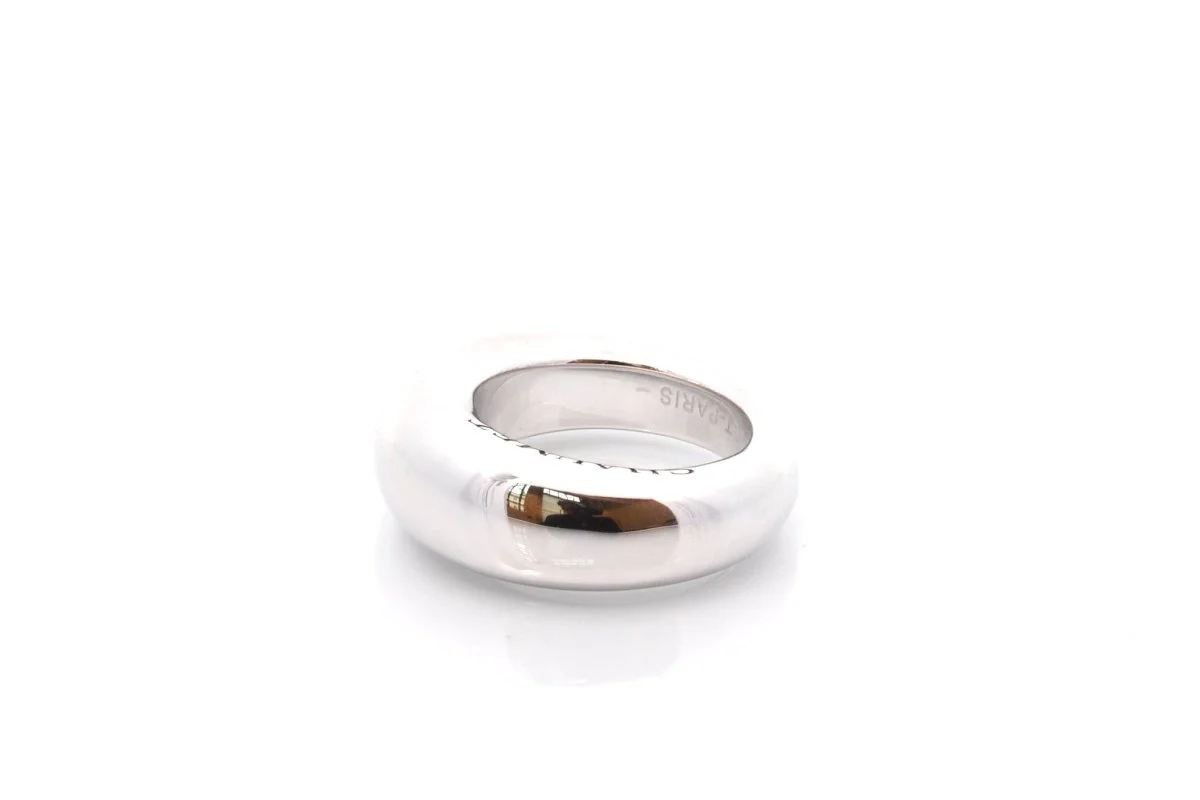 Bague Jonc CHAUMET en or blanc - Image 2