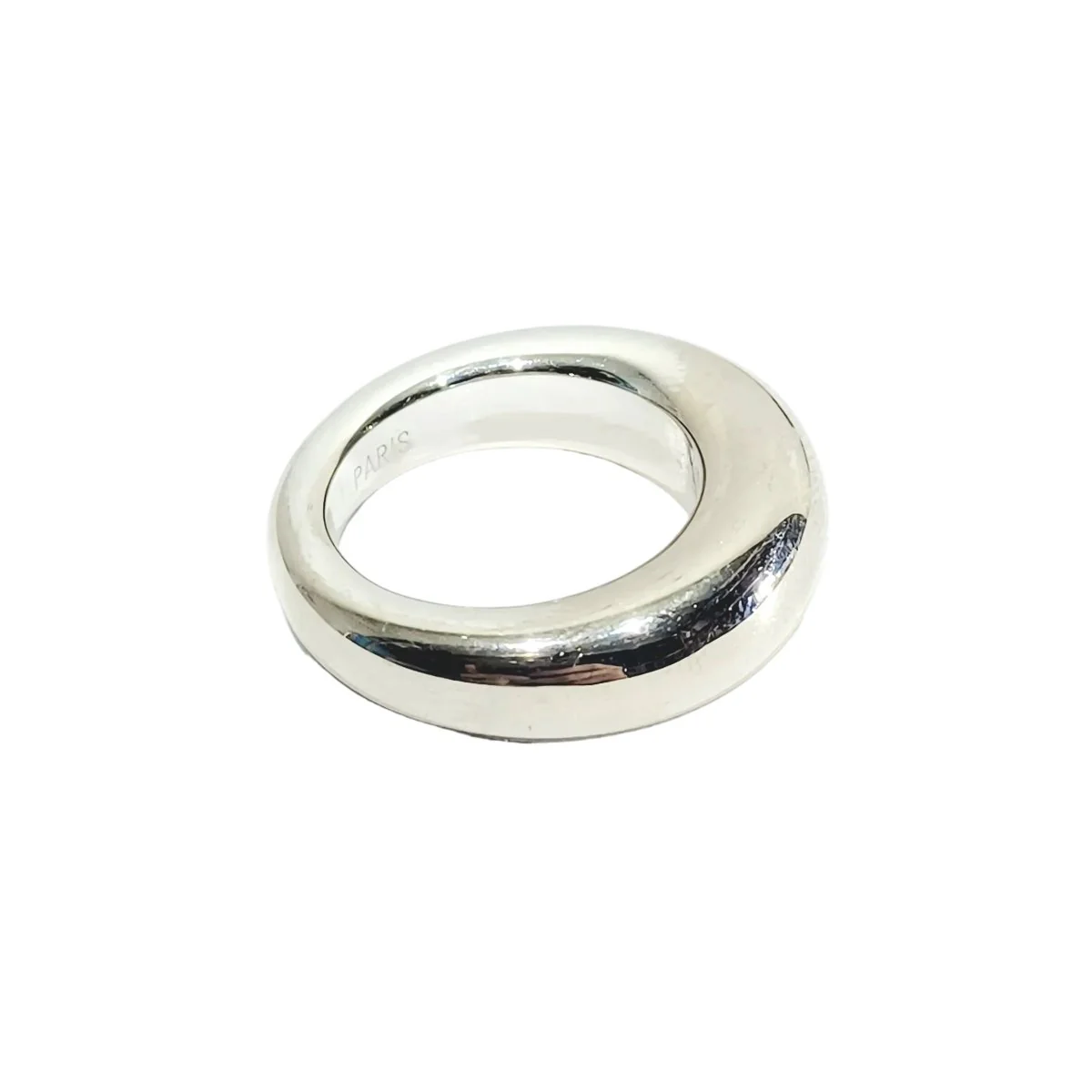 Bague Jonc CHAUMET en or blanc - Image 5
