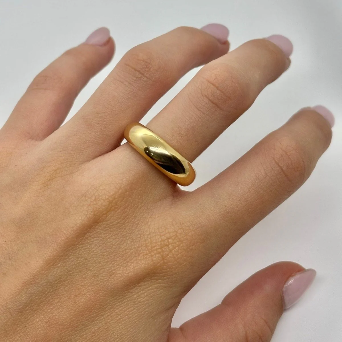 Bague Jonc CHAUMET en or jaune - Image 2
