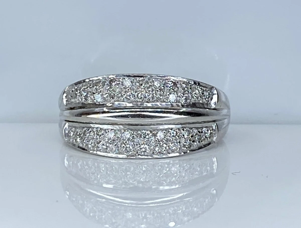Bague Jonc en or et diamants - Image 16