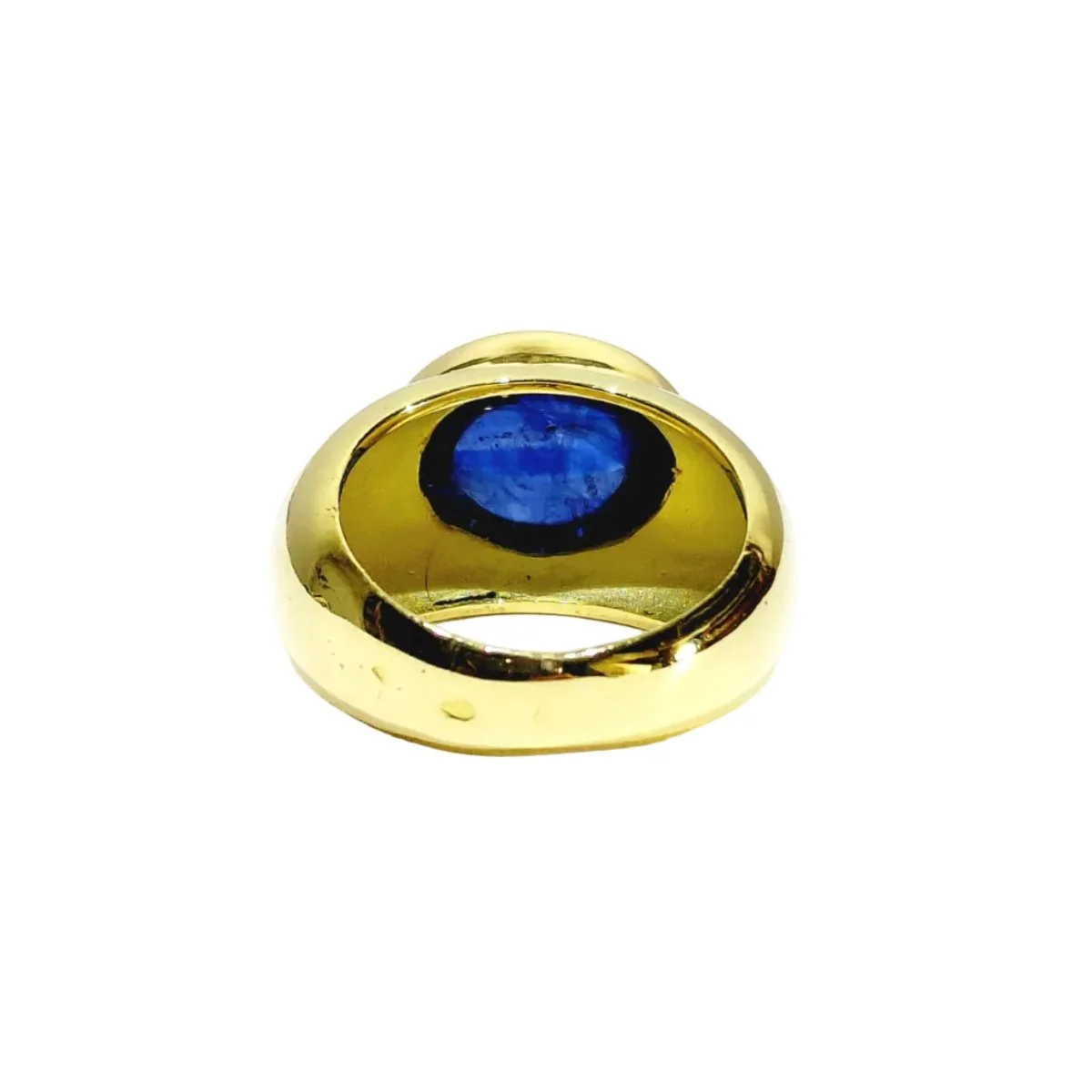 Bague Jonc en or jaune et tanzanite - Image 17