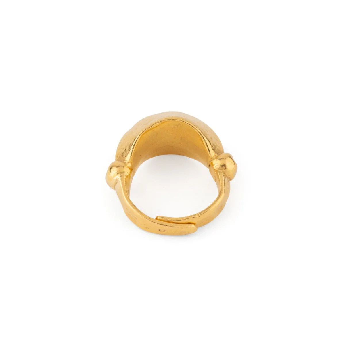 Bague martelé bombée du créateur Lalaounis - Image 3