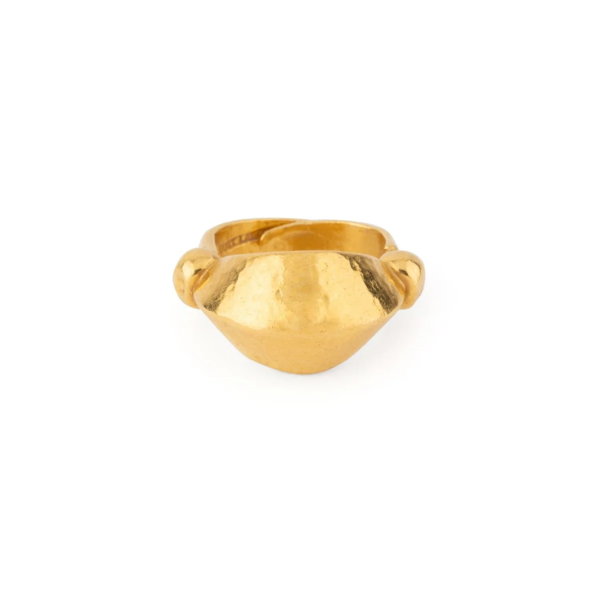 Bague martelé bombée du créateur Lalaounis - Image 5