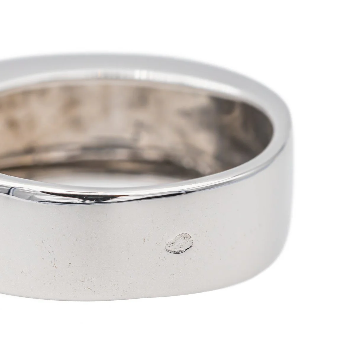 Bague Jonc Or blanc - Image 5