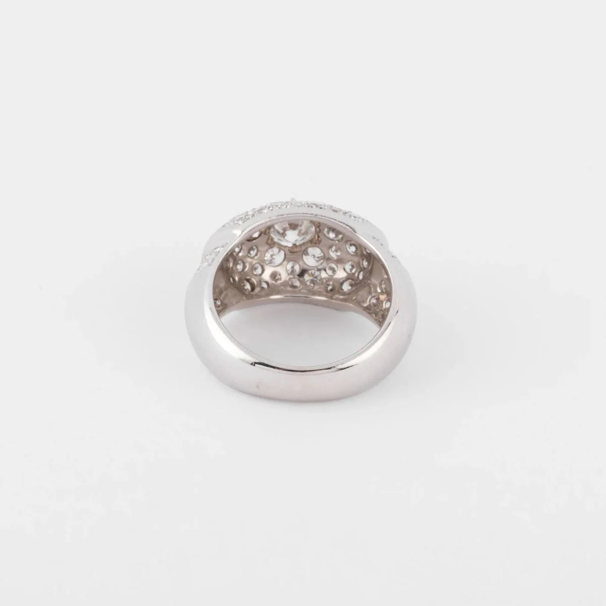 Bague jonc pavée de diamant de diamant - Image 4