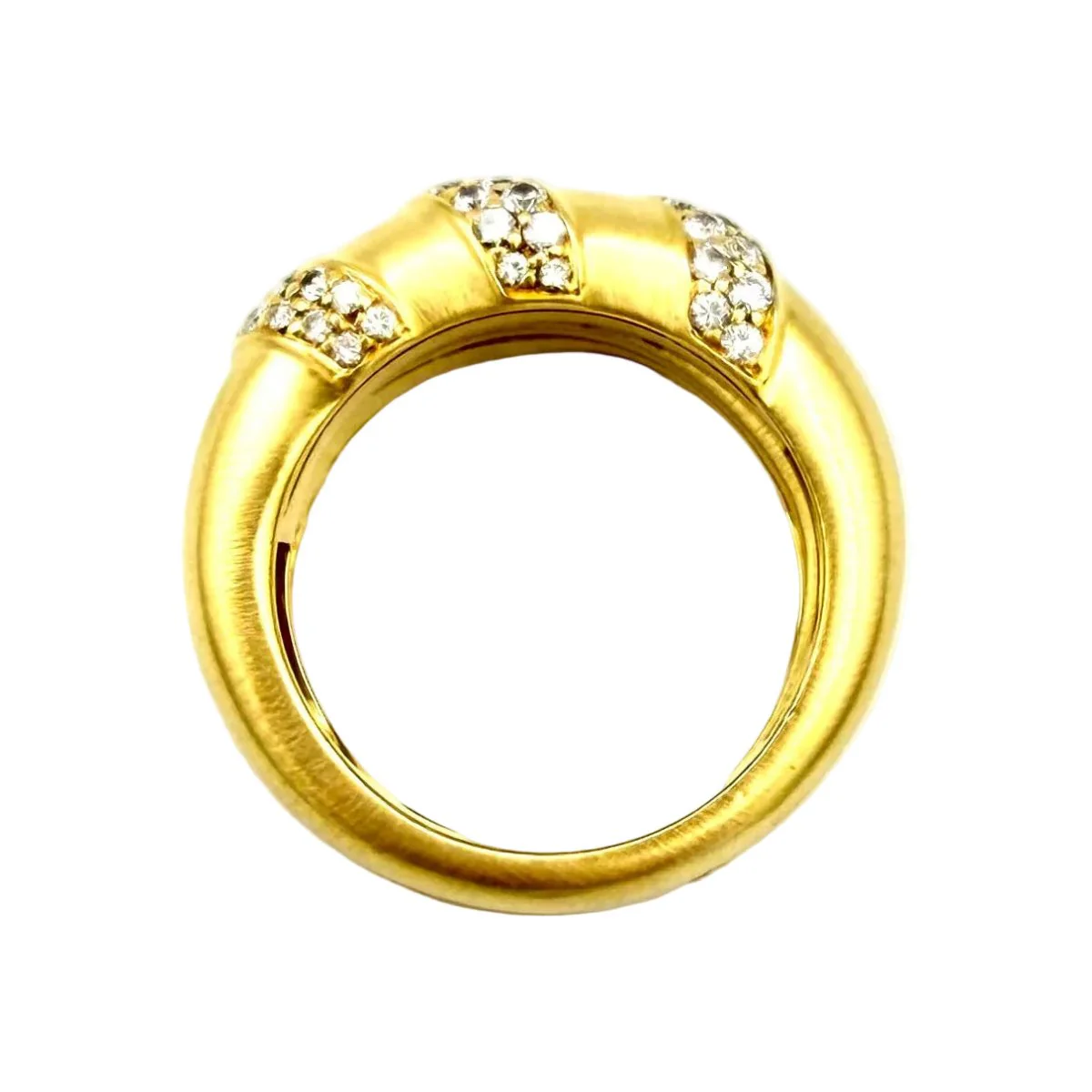 Bague Jonc PIAGET en or jaune et diamants - Image 6