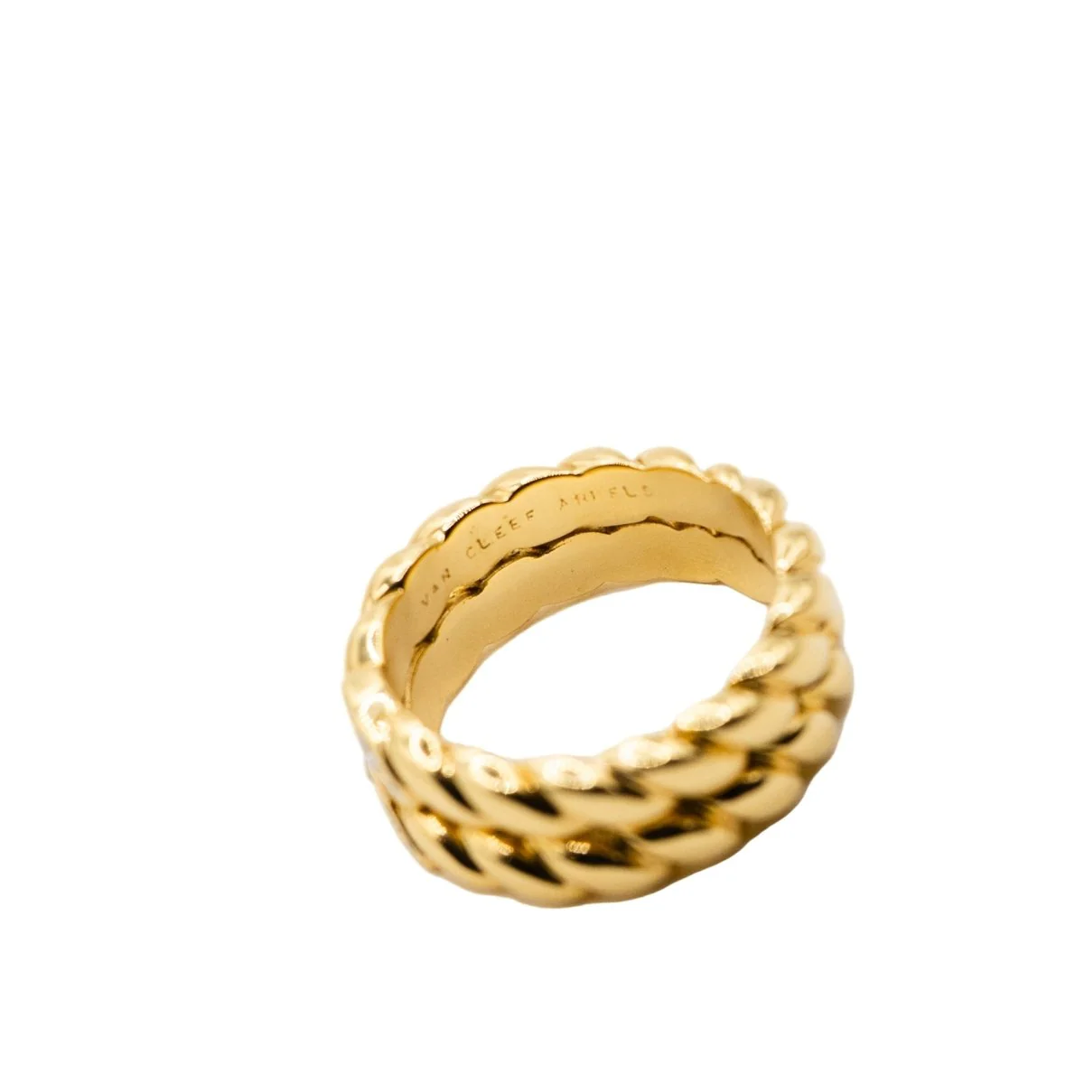 Bague Bandeau VAN CLEEF & ARPELS en or jaune et diamants - Image 7