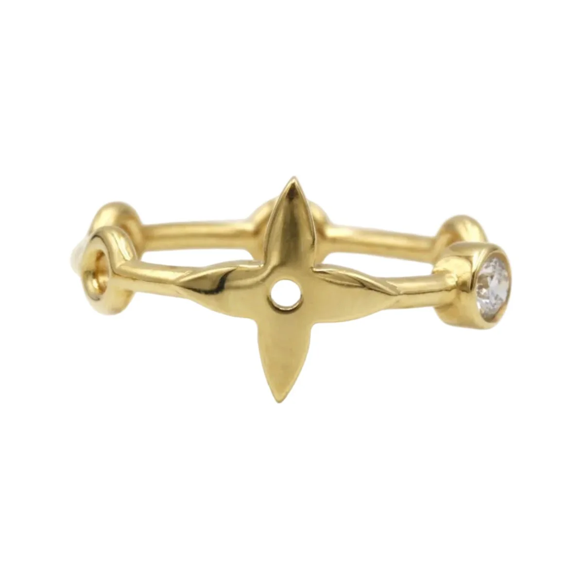 Bague LOUIS VUITTON "Berg Skin" en or jaune et diamant