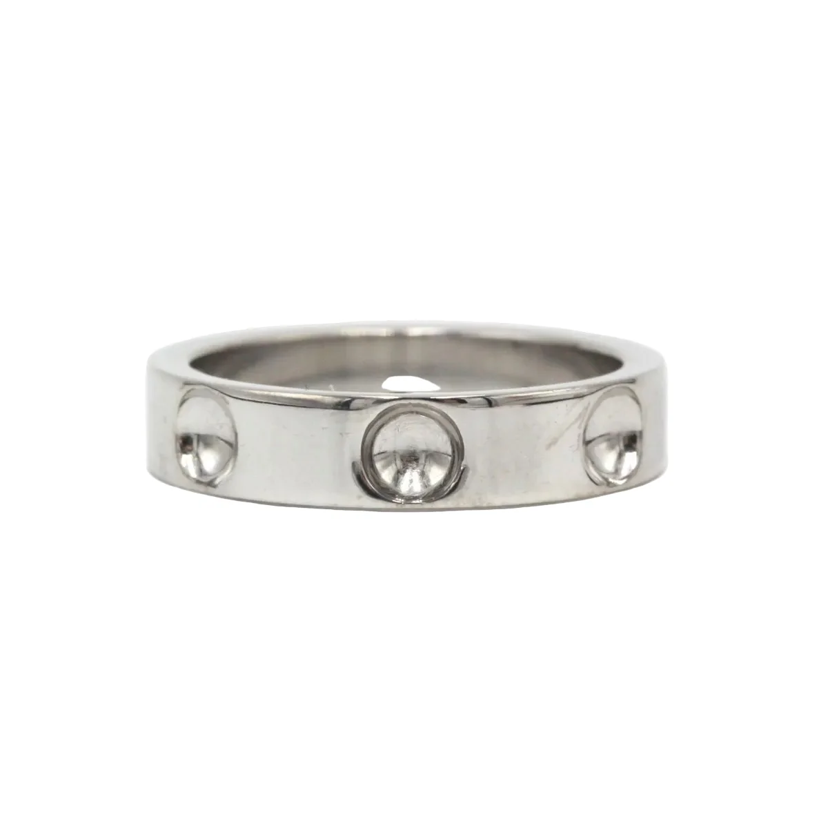 Bague Bandeau LOUIS VUITTON "Empreinte" en or blanc - Image 3