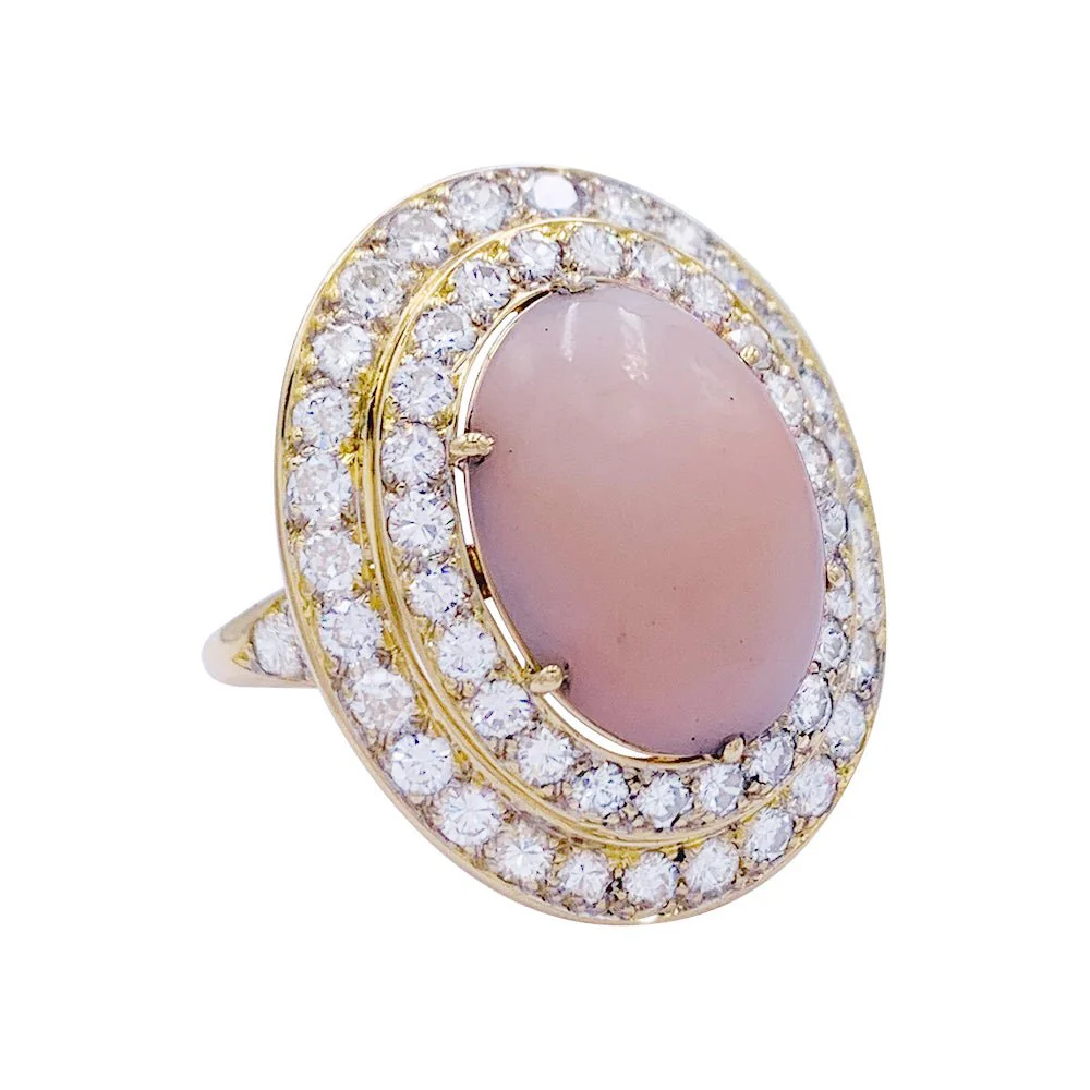 Bague M.Gérard corail, diamants - Image 3