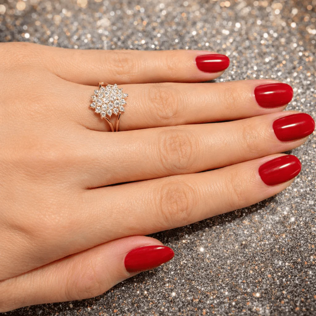 Bague Marguerite en or jaune et diamants - Image 7