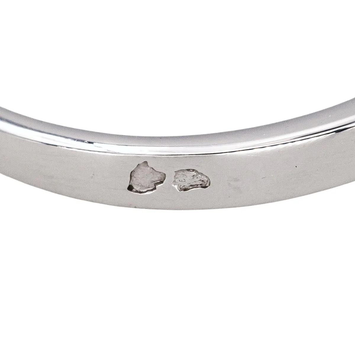 Bague Marguerite en or blanc, platine avec diamants - Image 7