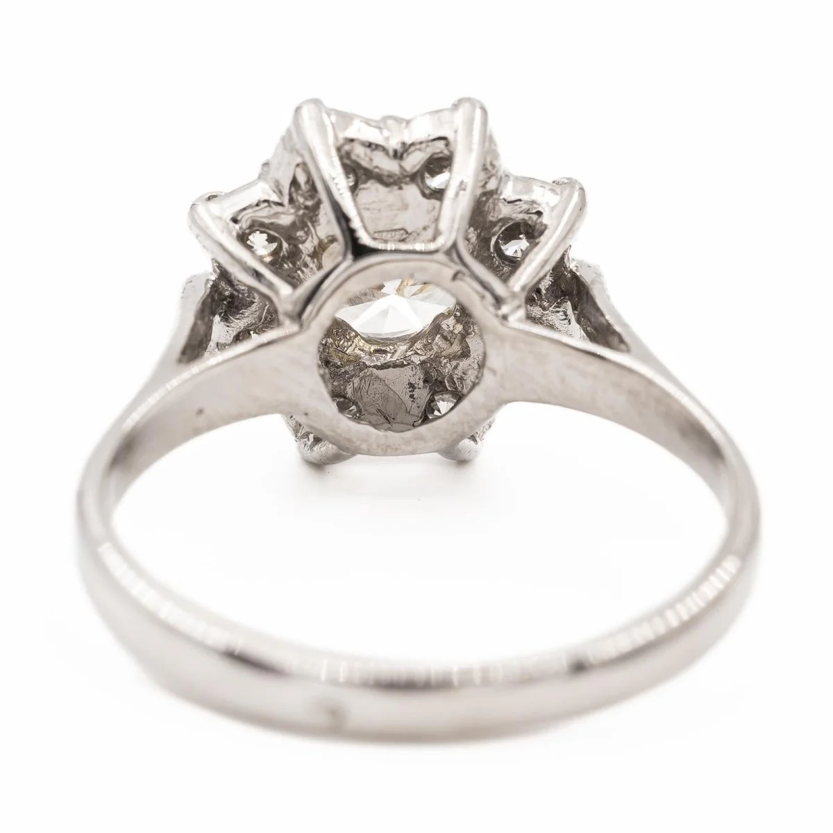 Bague Marguerite Or blanc Diamant - Image 5