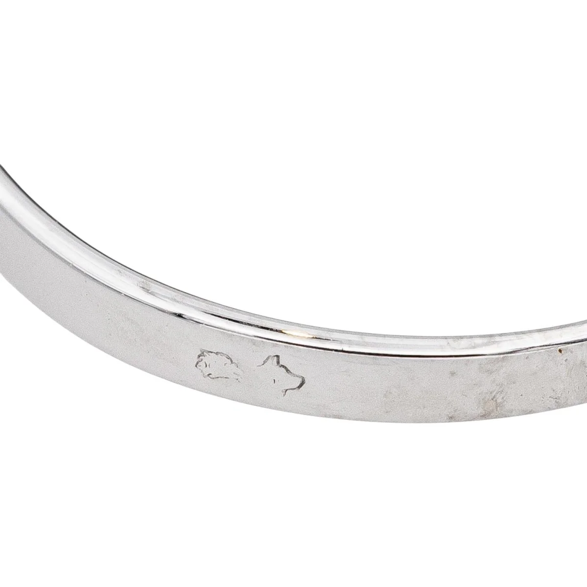 Bague Marguerite en or blanc, platine et diamants - Image 7