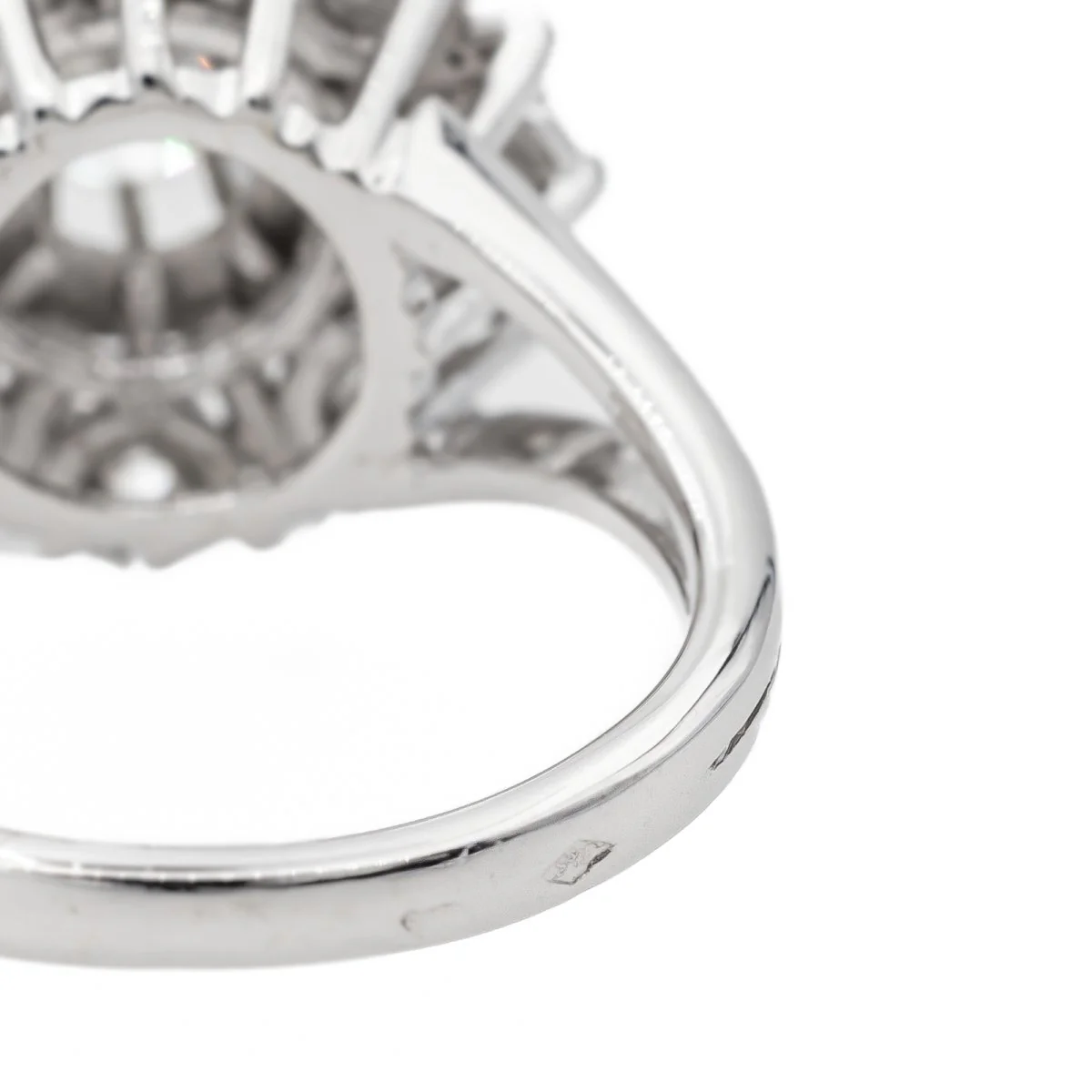 Bague Marguerite Or blanc Diamant - Image 6