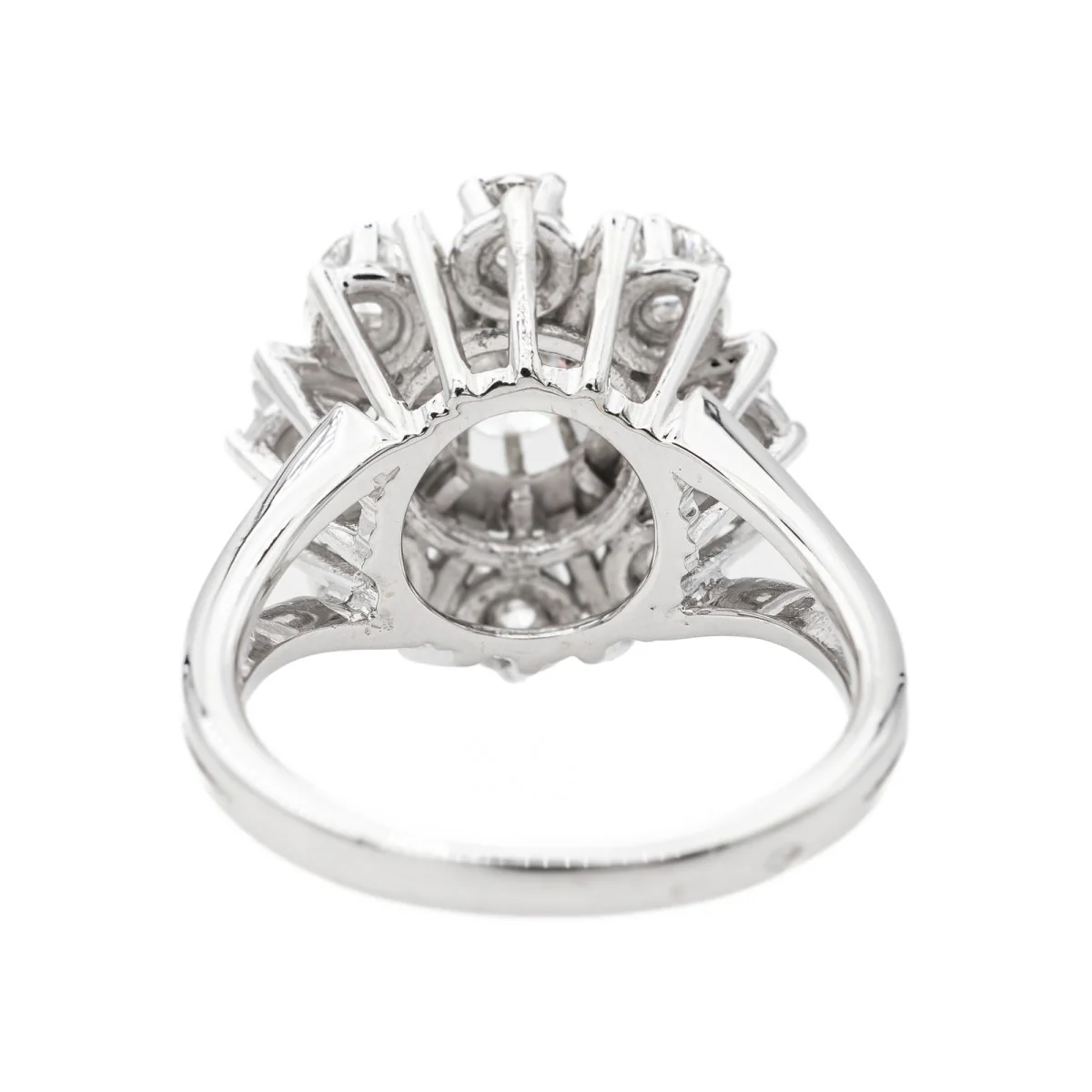 Bague Marguerite Or blanc Diamant - Image 7