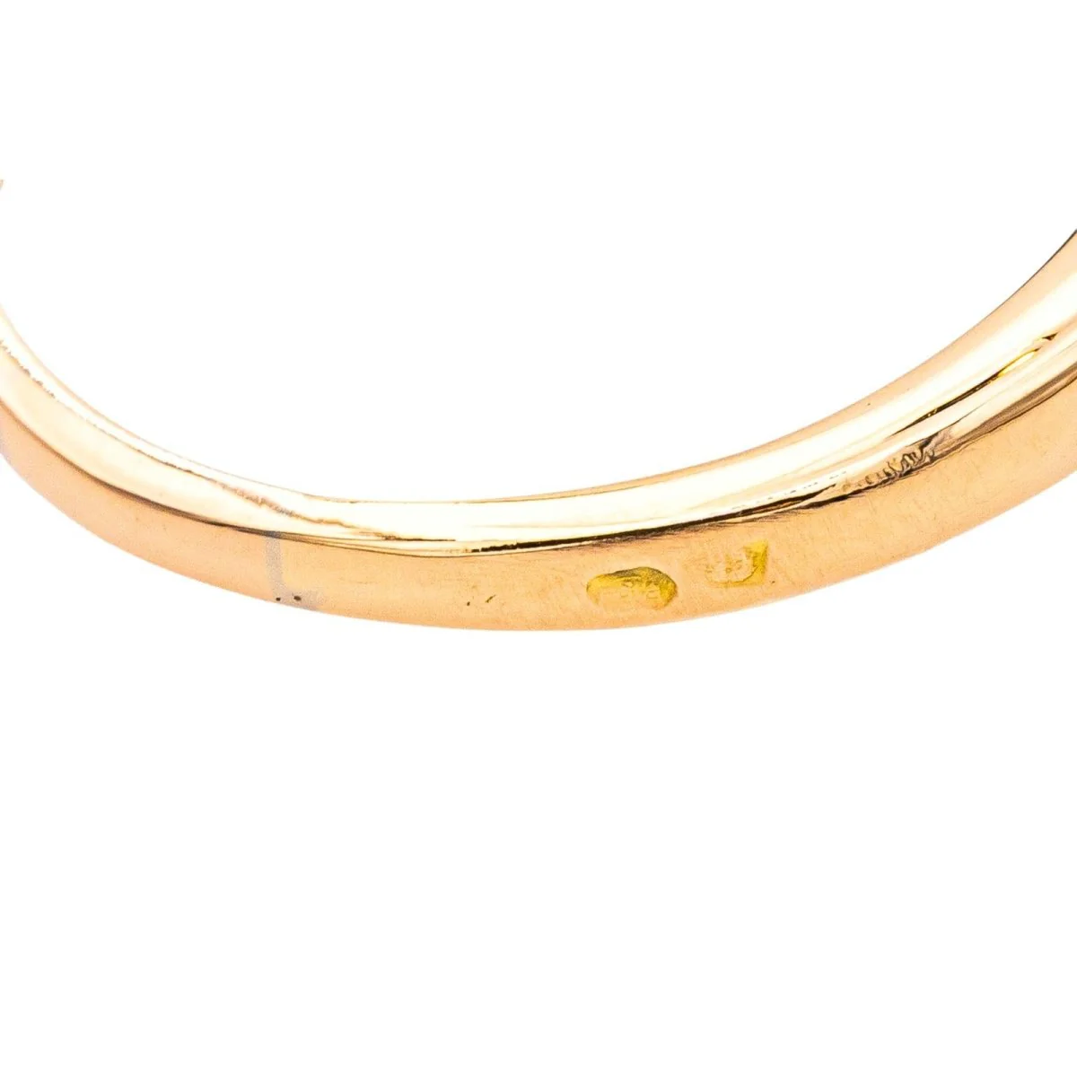 Bague Marguerite en or rose, platine et diamants - Image 7