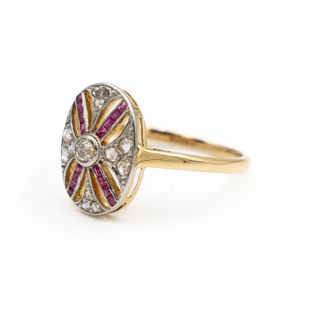 Bague Marquise Or blanc Diamant - Image 3