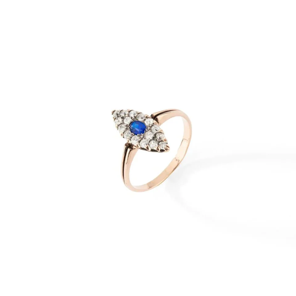 Bague marquise. Travail Russe, vers 1900 - Image 2