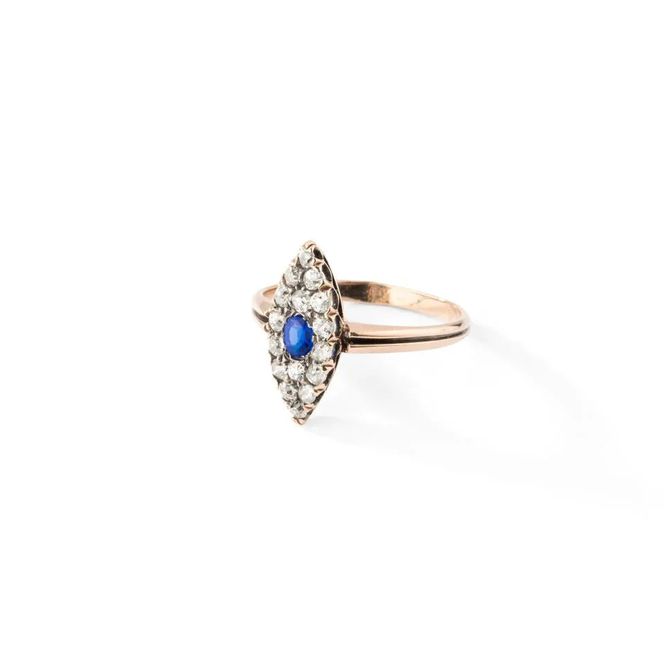 Bague marquise. Travail Russe, vers 1900 - Image 3